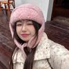 Autumn And Winter Able Ear Protection Warm Lei Feng Hat Ladies All-Match Knitted Wool Hat