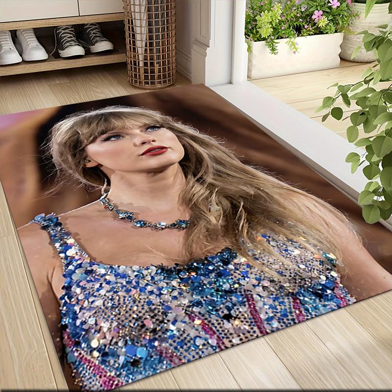 Taylor Swift Performance Carpet Rug Soft Washable Antislip Home Living Room Sofa Mats Personalized Christmas Rug