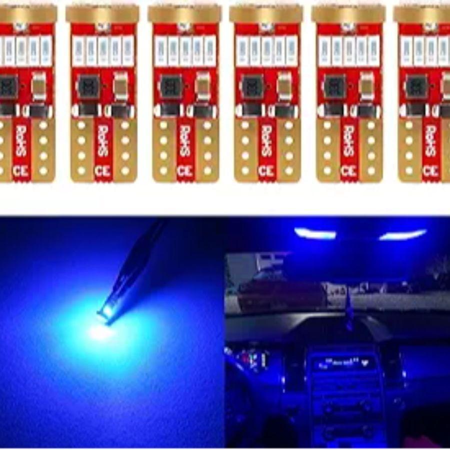 194 Синий светодиодный фонарь Супер яркий 168 175 2825 T10 Клиновой 15-SMD 4014 Чипсеты Светодиодный R