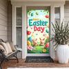 Rabbits Home decoration Themed Eggs Backdrop Easter decoration Decorative Easter banner for Easter
