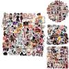 Vibrant And Waterproof 50pcs Toilet-bound Hanako-kun Stickers For Diy Graffiti Fun