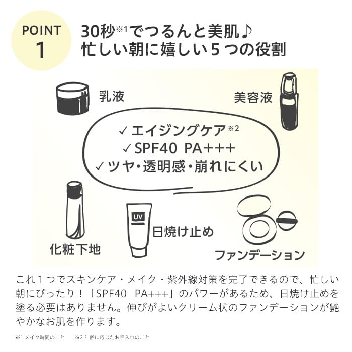 V Skin Fix Foundation Sold 10g (case Separately) SPF40/PA+++ (Natural, Refill)