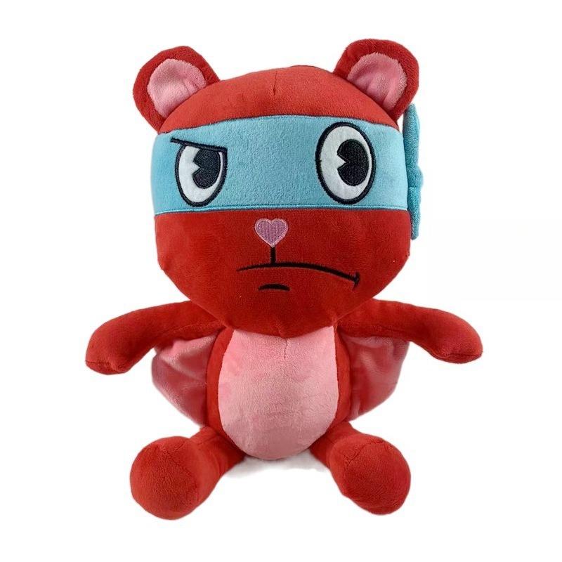 28CM Kawaii Happy Tree Friends Plush Toy Anime HTF Flippy Stuffed Dolls Soft Pillow for Kids Birthday Christmas Gifts