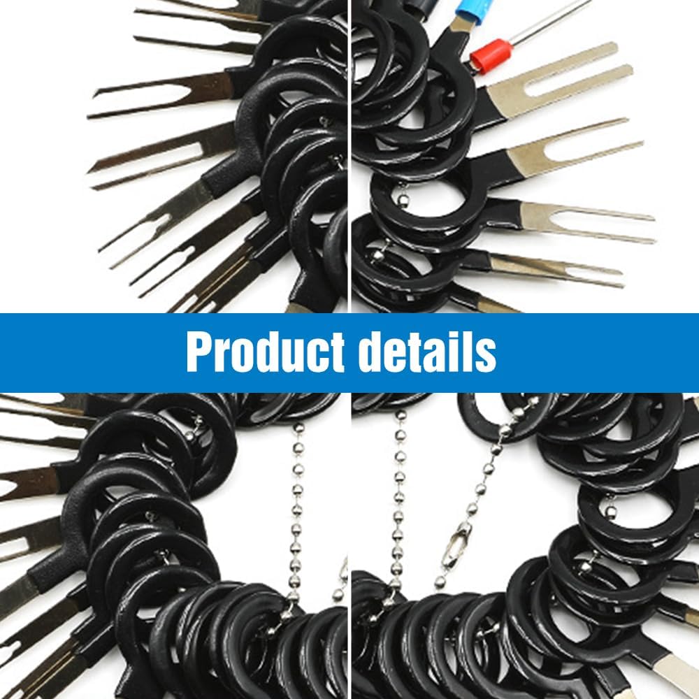 Terminal Ejector Kit, 2024 Upgrade Automotive Terminal Tool Electrical Terminal Pin Removal Tool Wire Pin, Terminal Removal Depinning Tool Kit