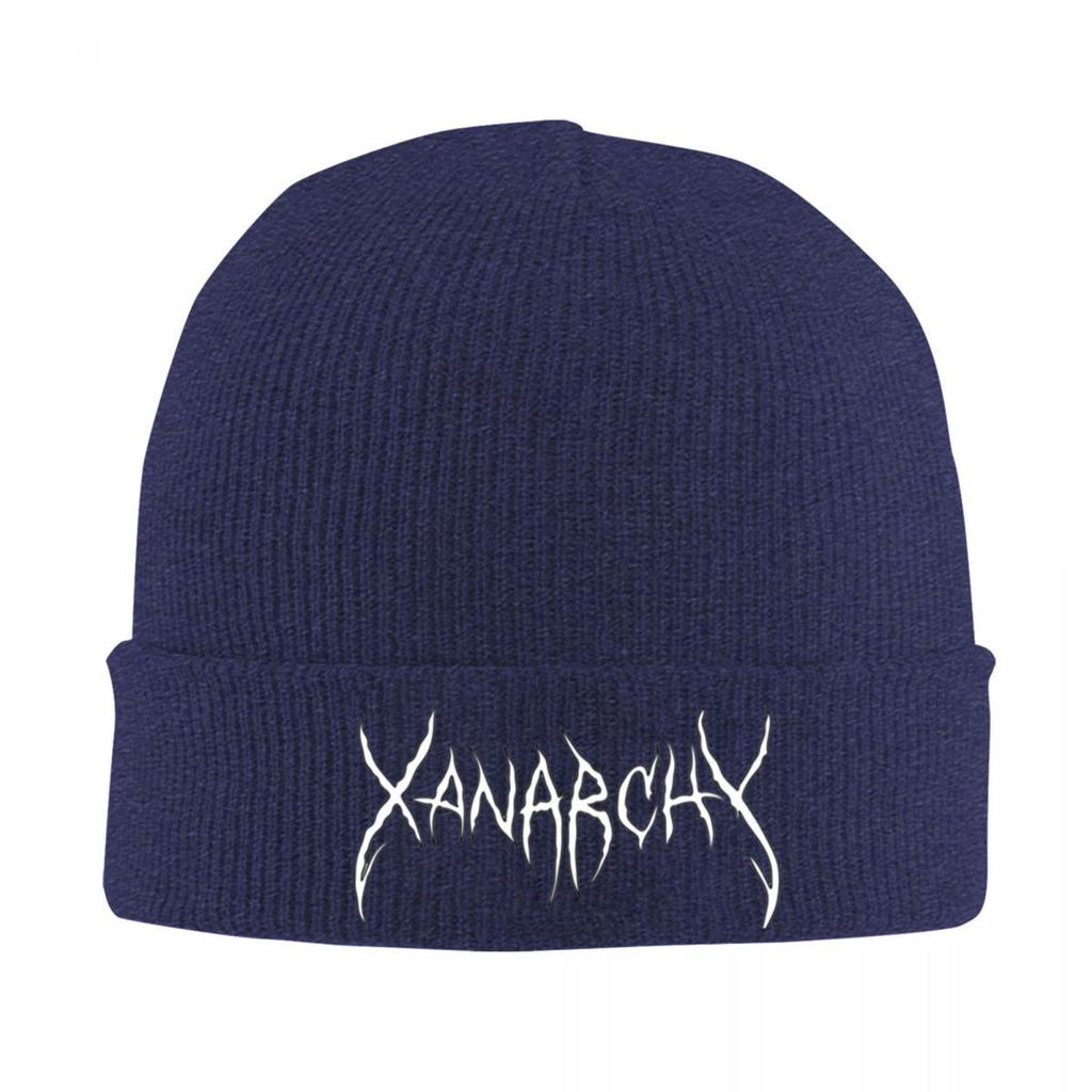 Gothic Street Punk Lil Xan Rapper Custom Warm Knitted Caps Women Male Sport Winter Beanies Hats