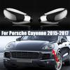 For Porsche Cayenne 2015 2016 2017 Front Headlight Cover Lamp Headlamp Cover Shell Mask Lampshade Lens Glass Car Accessories
