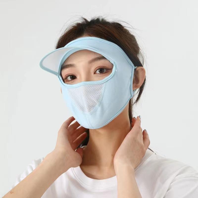 

Women s Anti-UV Dustproof Summer Face Mask - Breathable, Washable, Solid Color 3D Design One Size
