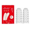 2 Pack For Woman Men Beginner TPE Finger Sleeve No Vibrators G Spot Orgasm Massage Clitoris Stimulator Masturbators Anal Sex Toy