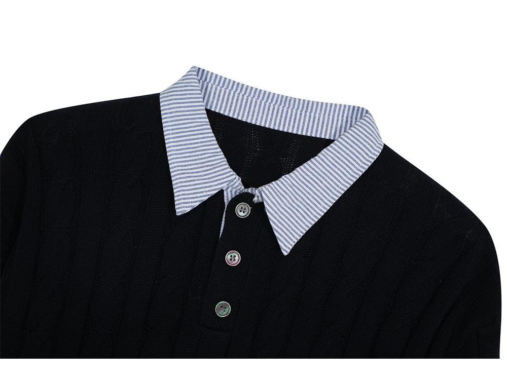 Men's Japanese Style Lapel Sweater - High-End, Trendy, Loose Fit Knitwear