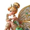 2D Fairy Tabletop Ornament Sitting Fairy Statue with Butterfly Wing Desktop Acrylic Sign for Bookshelf Windowsill Bonsai Landscaping Decor