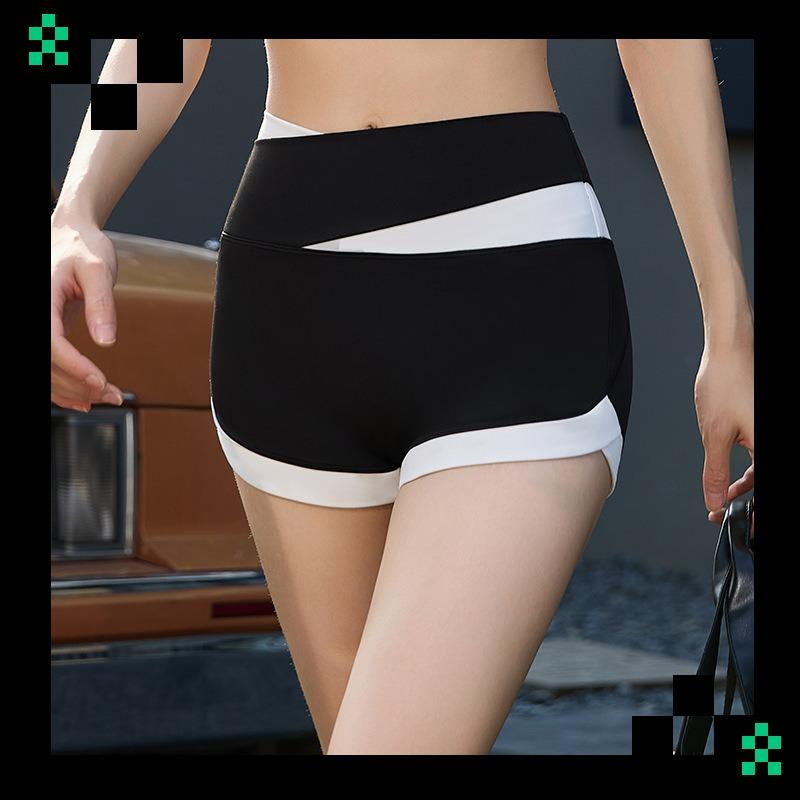 High Elastic Tight Nude Three Point Peach Butt Lift Training Running Fitness Yoga Shorts