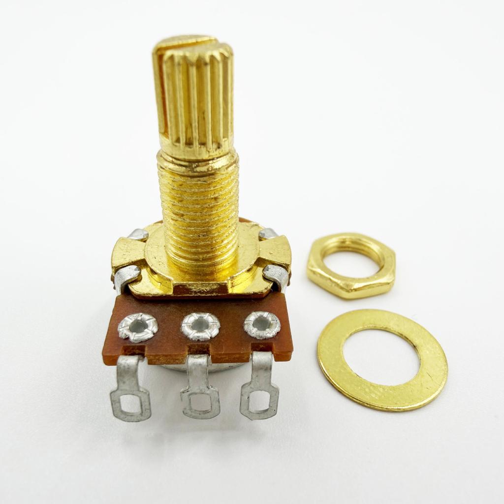 18MM Small Electronic A/B/500K/250K Electric Guitar and Bass Potentiometers Volume and Tone Knobs Tuning Switches