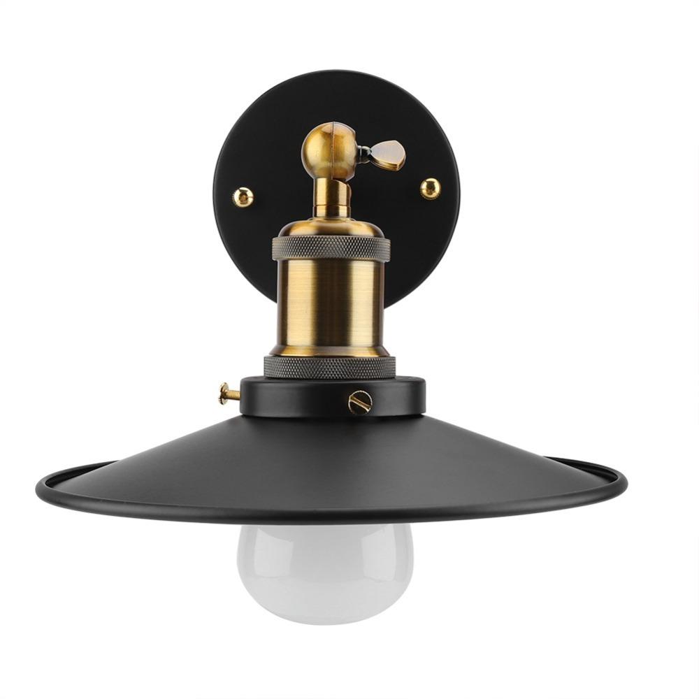 Iron Sconce Light E27 E26 Wall Light Retro Style Wall Lamp  Restaurant