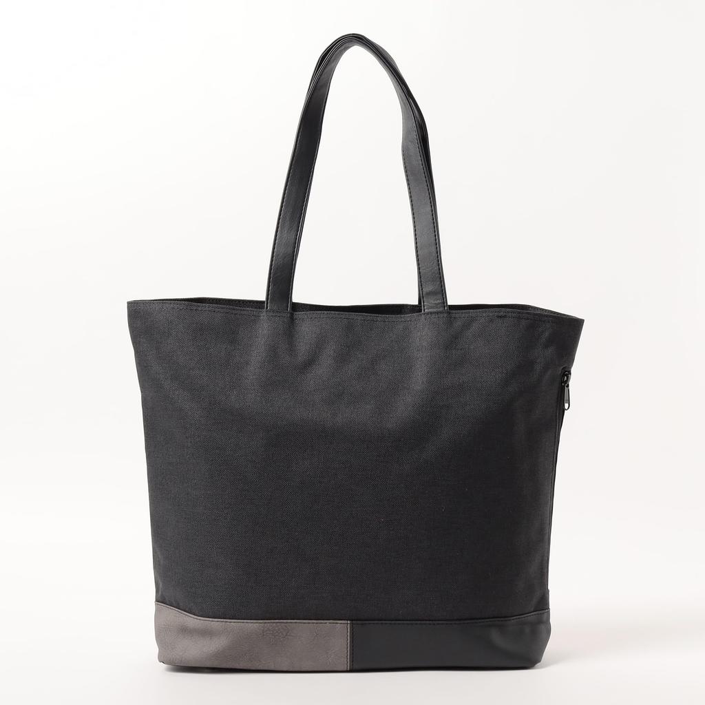 Campus Bag Switching Heathered Material Tote Bag BLACK FREE 42610038147 [BEAMS HEART] Men's