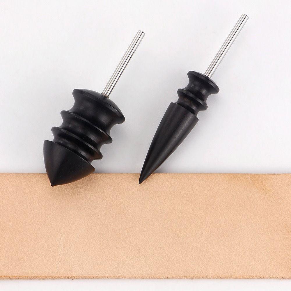 Black Leather Burnisher Handmade Electric Polishing Slicker Leather Edge Polishing Slicker  Craft