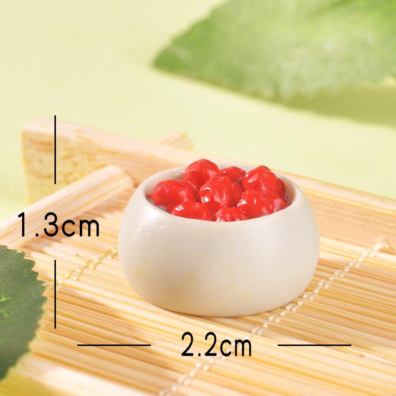 Micro-landscape Ornaments, Dragon Boat Festival Zongzi, Meat Dumplings, Festive Atmosphere Decoration, Tabletop Furnishings, Resin Handicrafts