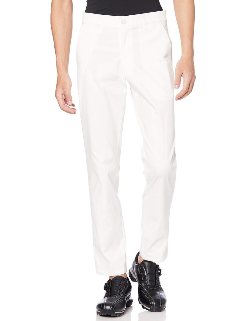 Mizuno Move Stretch Size XL Size 52MF0A03 Pants, Chino, Fabric, Men's, White, (Japan 2L),