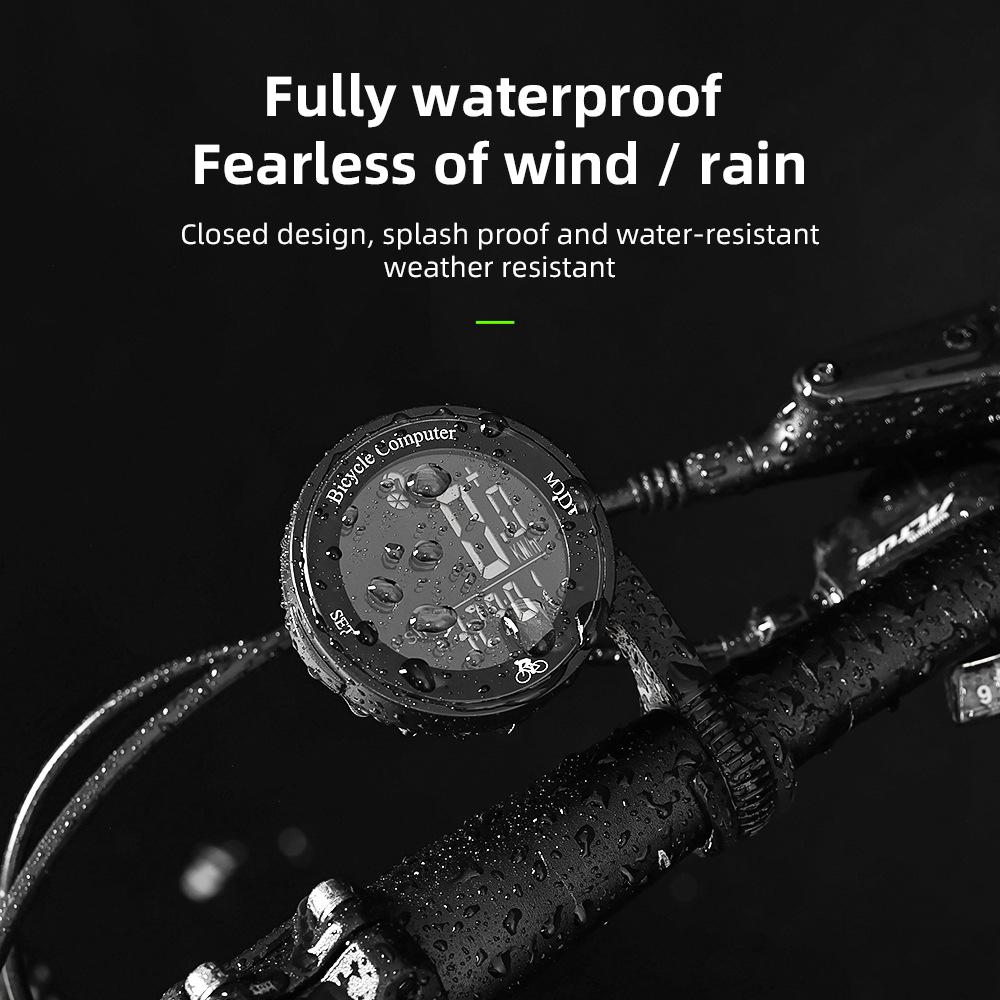 Wireless Bike Computer Waterproof Bicycle Odometer Multi Functional LCD Screen Cycling Mountain Bike Speed Meter