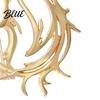 Whimsical Horse Jewelry Piece Hollow-Out Brooch Head Pin Alloy Animal