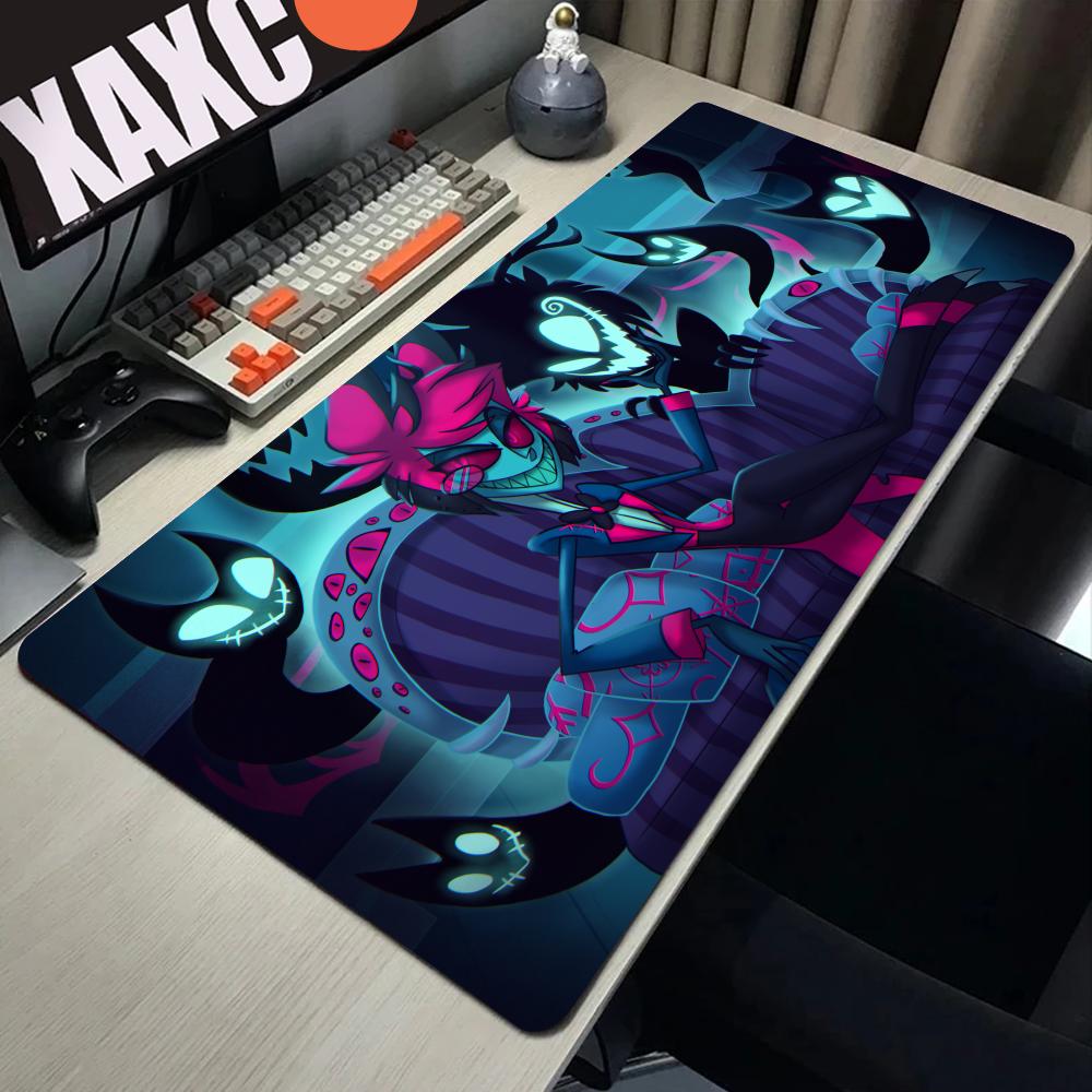Velká podložka pod myš Hazbin Hotel Hráč Počítačové příslušenství Podložka pod myš Podložka pod klávesnici notebooku Kobercový stůl PC Anime XXL Herní podložka na stůl