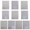 Christmas Nail Art Stickers Nail Decals Self-Adhesive Gold Silver White Snowflake Elk Bell Xmas Tree Design DIY for Women Girls