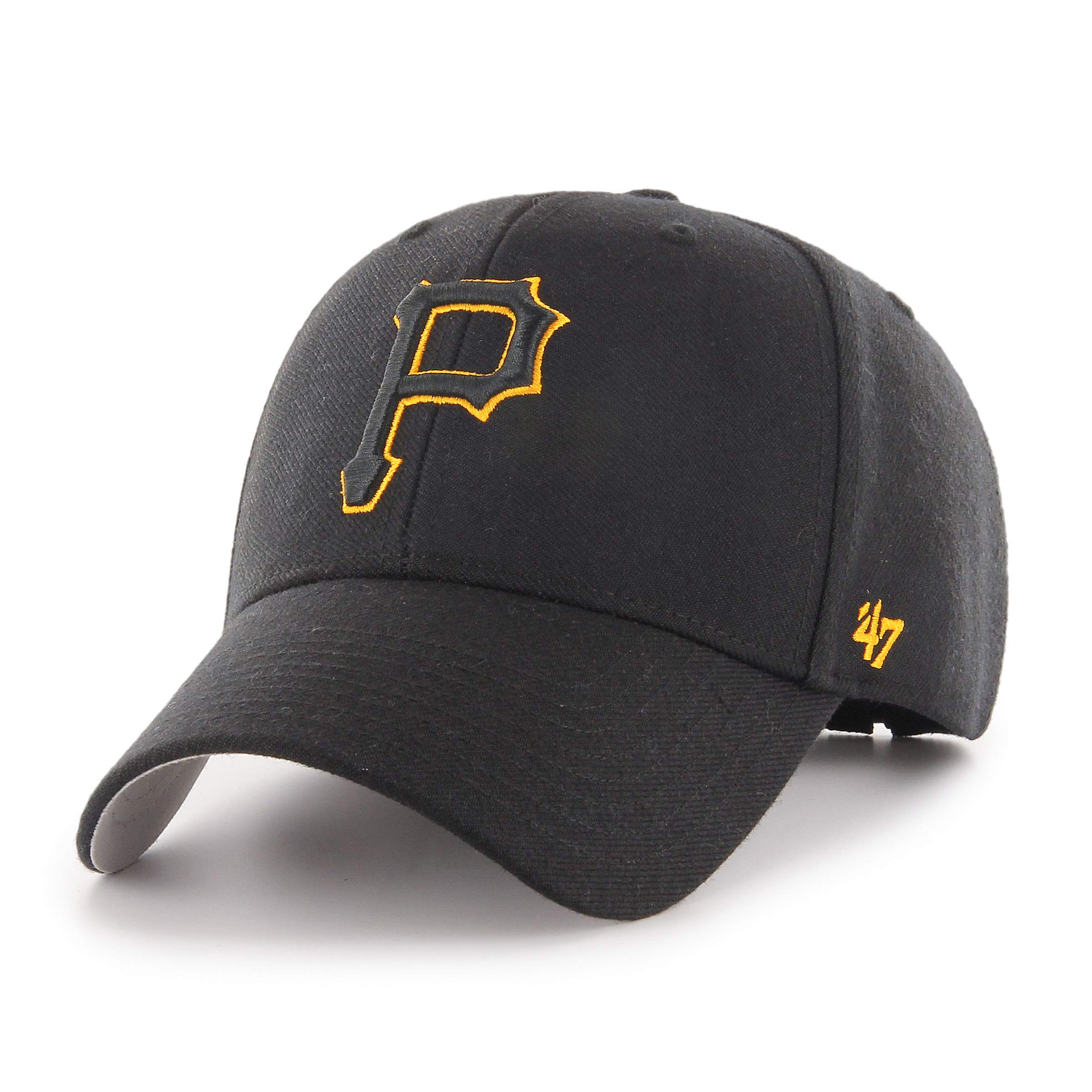 

47 Brand Relaxed Fit Cap - Pittsburgh Pirates MVP Black