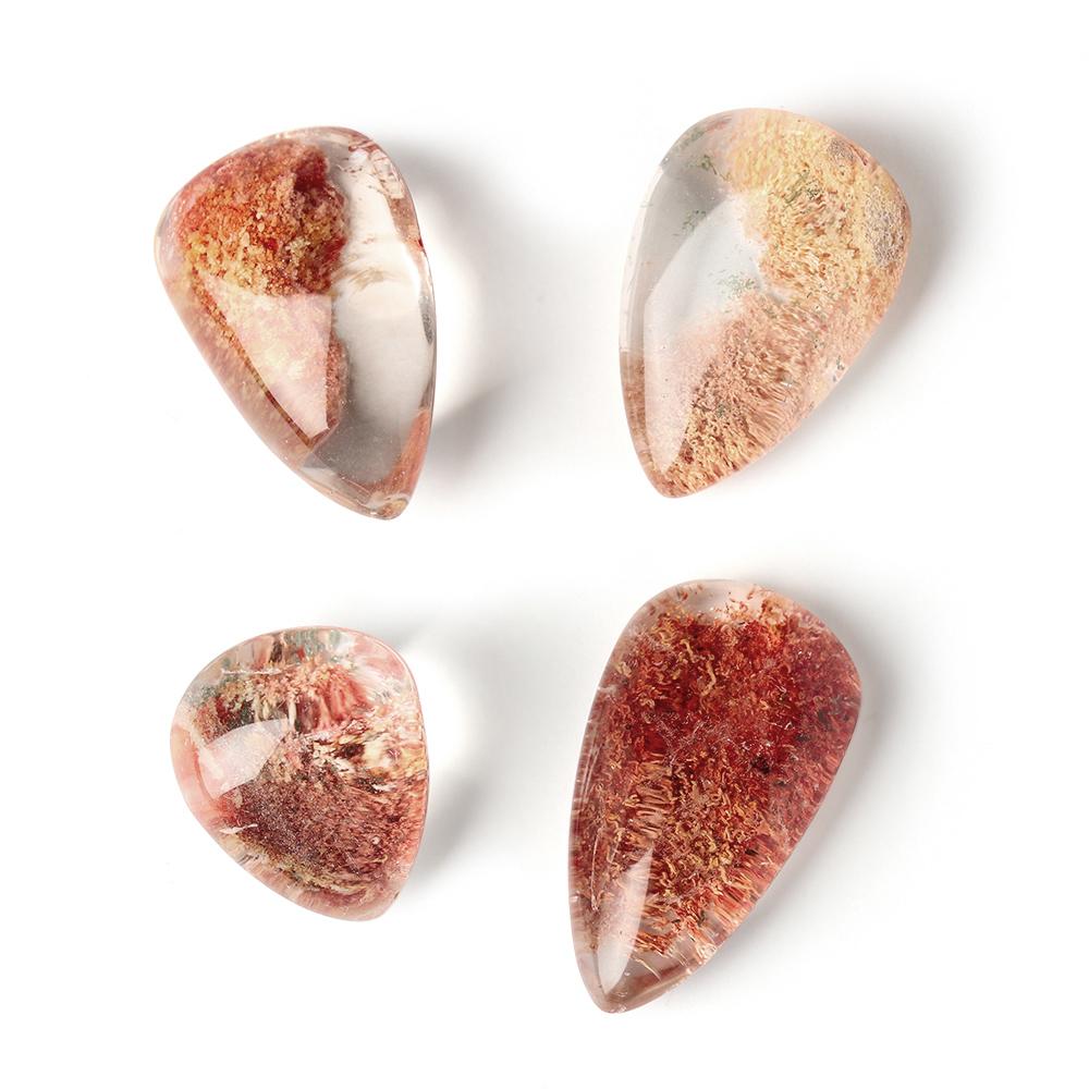 Color Women Jewelry Colorful Healing Stone Ghost Phantom Quartz Gemstone Pendant Natural Crystal