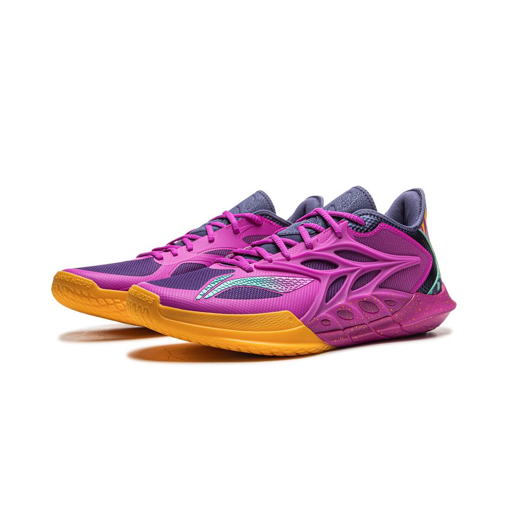 Li Ning Speed 12 Cushioning Slip Resistant Abrasion Resistant Breathable Rebound Grip Low Top Basketball Shoes Men's ABAV069-5