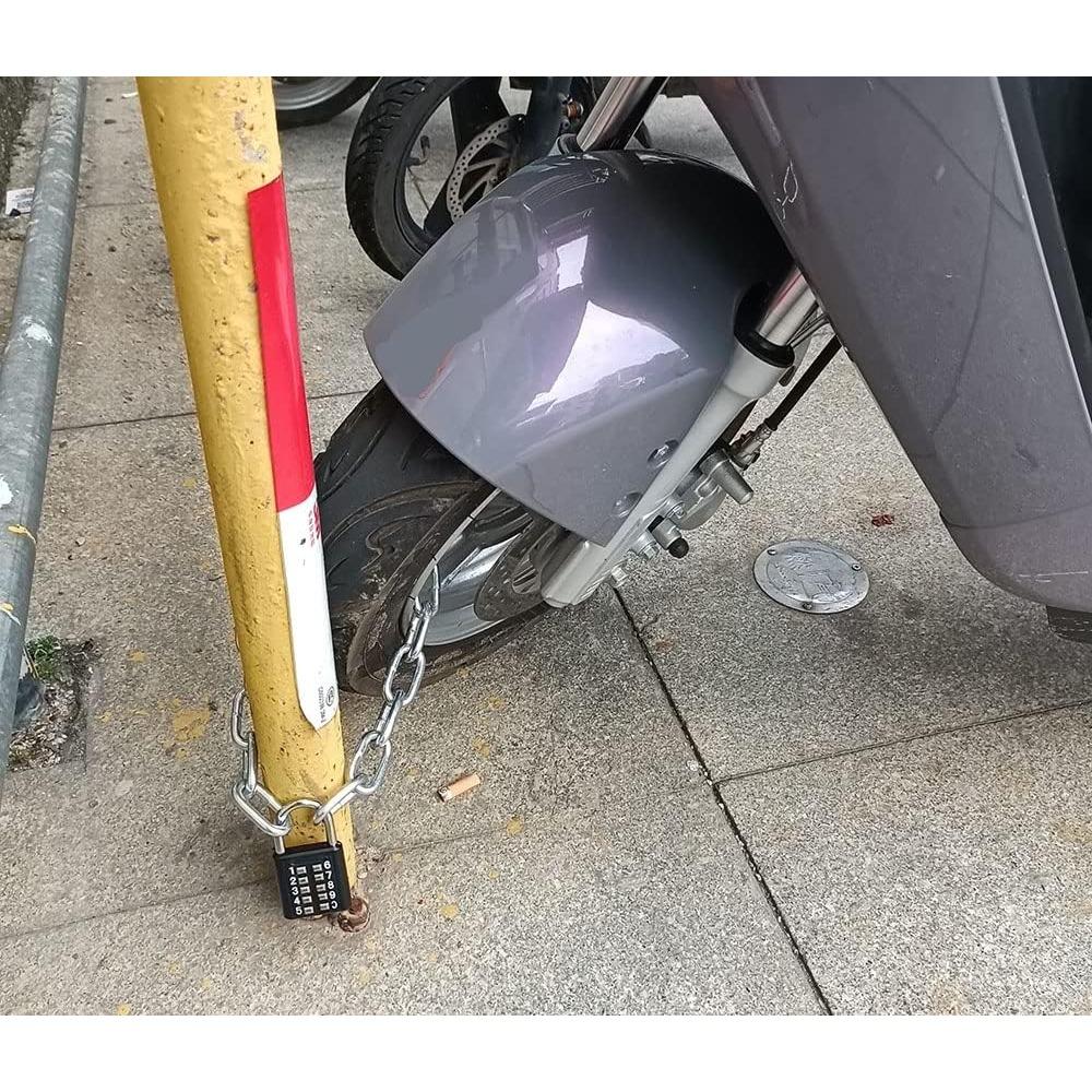 Padlock Digits Combination Lock,Button Combination Security Padlock Digital Lock, for Gym or Sports Locker, Case, Toolbox, Fence, Hasp Cabinet