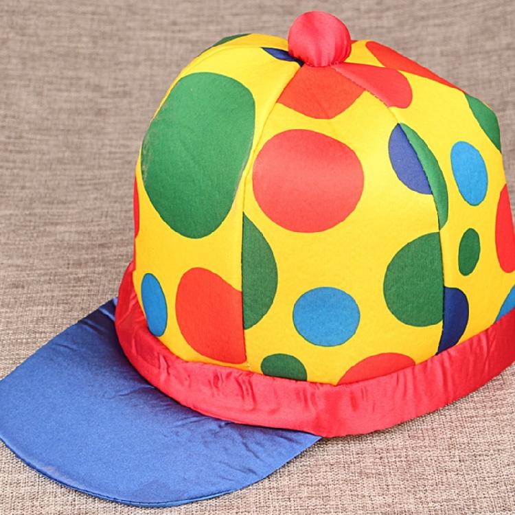 Adult Magician Hat Halloween Clown Costume Colorful Clown Top Hat Women Men