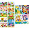 Cartoon Mosaic Diamond Paste Painting Back Can Colored Handmade Material DIY Crystal Paste Drawing Children Puzzle Gift JXB