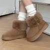 2024 New Classic Thickened Fleece Women's Snow Boots Comfortable Warm Ankle Boots Women Winter Ladies Shoes