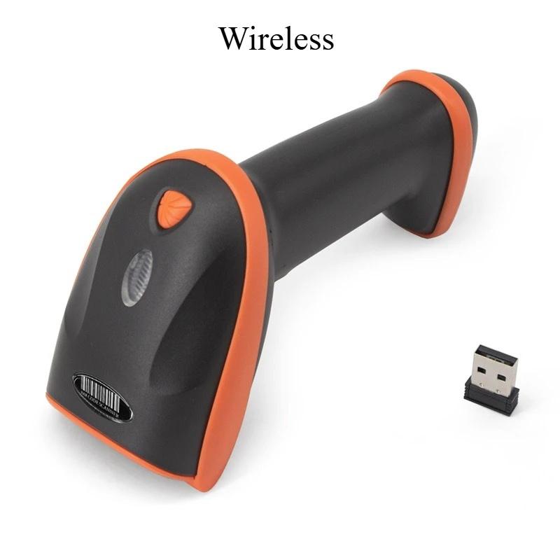 Barcode Scanner Wireless or Wired 2D global optional 1G-2 Bluetooth Handheld Barcode Reader USB Scanner QR Code Reader