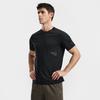 Fila Fitness Fashion Minimalist Classic Sports Training Versatile Comfortable Short Sleeve T-Shirt Men Tops Deep-Black A11M611101FBK