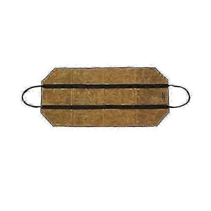 Heavy Duty Firewood Carrier For Logs With Sturdy Handles And Waxed Canvas