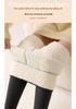 9902 Women's Velvet Autumn/Winter Leggings: High Waist, Plus Velvet, Extra Thick, Warm Cotton Plush Pants