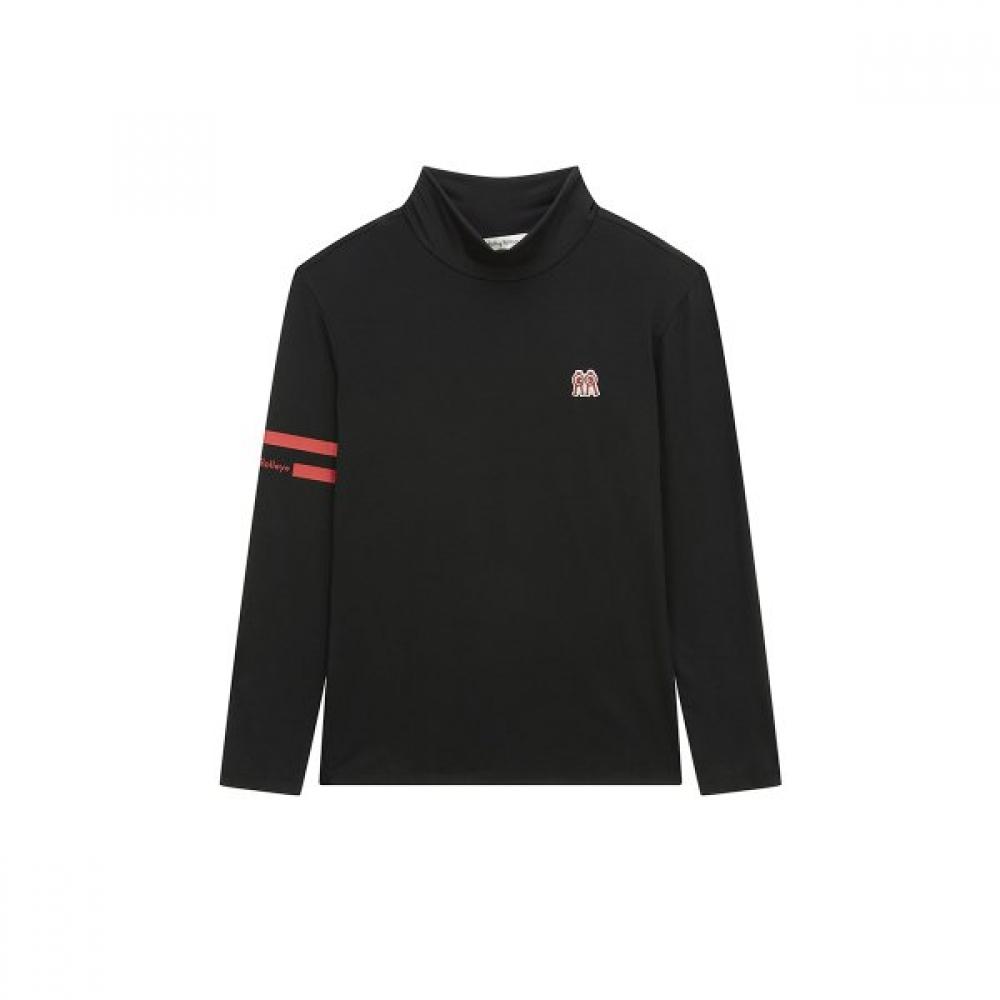 Rolling Rollie Soft Turtle Neck Burgundy Logo S
