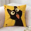 Shocked Cat Art Pillow Case Pillowcase Doublesided Printed Sofa Cushion Bedroom Headboard Pillow