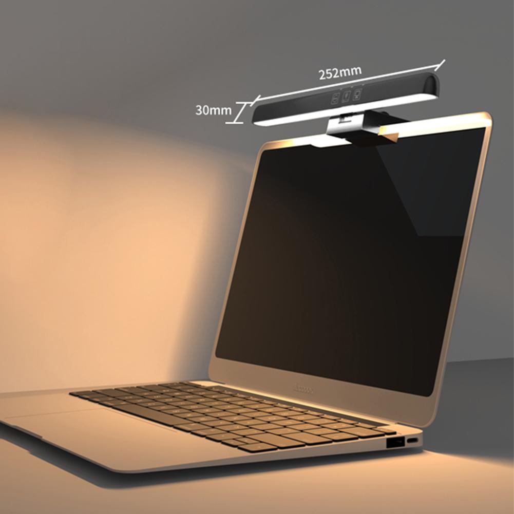 Barra de Luz LED para Monitor Regulável Lâmpada para Monitor de Computador Alimentada por USB Barra de Luz para Tela para Mesa/Escritório/Casa/Jogo