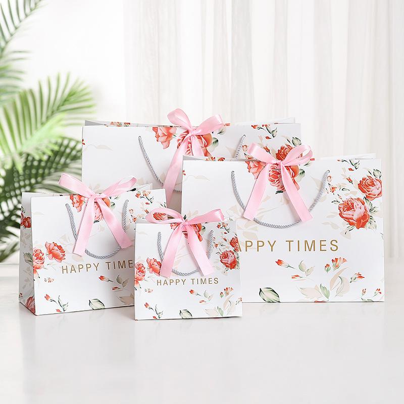 Ins Style, Gift Bag, New Year Gift Bag, Ribbon Gift, New Style, Souvenir, Candy Bag, Holiday Bag, Bow Gift Bag