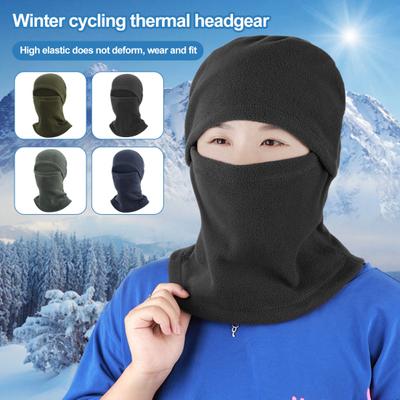 Women Men Winter Warm Cycling Bandana Windproof Sun Protection Polar Fleece Outdoor Headgear High Elastic 306-degree Full Coverage Face Protection