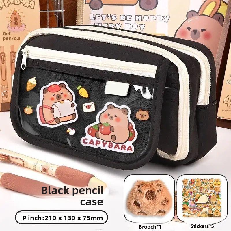 Dolphin Nine Layer Pen Bag Large Capacity Pain Pack Pen Bag Multi Functional Stationery Box Pen Box Back To School Season