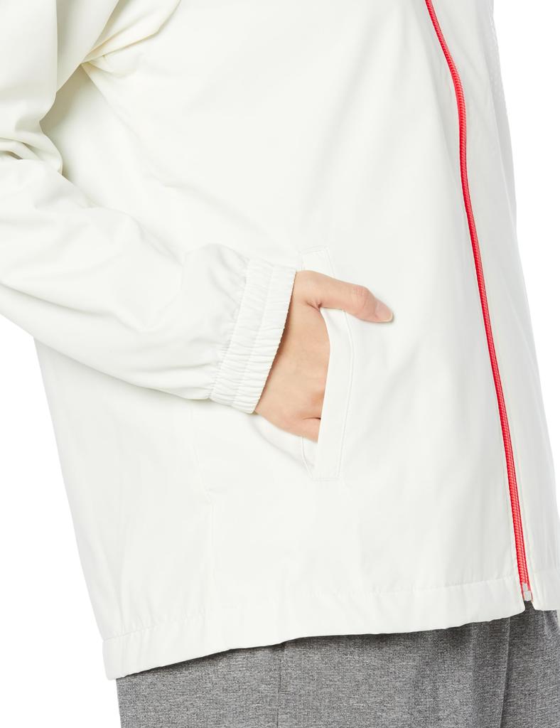 Mizuno Training Warmer Snow Size L Women's Water-Repellent Jacket, White, (K2JEA630)
