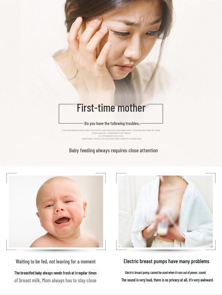 Beikang Manual Breast Pump with Strong Suction - Maternity & Infant Milk Extractor for Weaning & Breastfeeding Massage