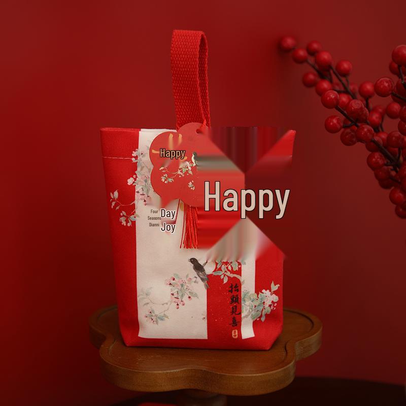 Wedding Candy Gift Pouches - Chinese Style Cloth Bags for Packaging and Gifts