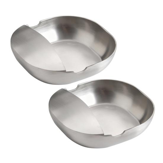 Edelstahl Löffelablage für Herdplatte Küchenarbeitsplatte Selbststehender Schöpflöffelhalter Kochutensilienablage für Löffel Spatel