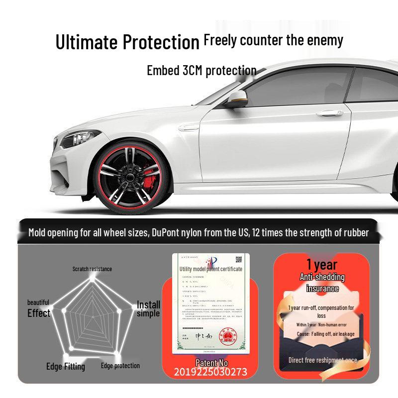 Tesla ve Changan için Naylon Jant Göbeği Çizilme Önleyici Koruyucu Halkası