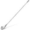 Zulay Premium 12 Inch Stainless Steel Cocktail Spoon - Long Attractive Spiral Design for Layering Drinks - Bar Spoon & Cocktail Mixing Spoon for