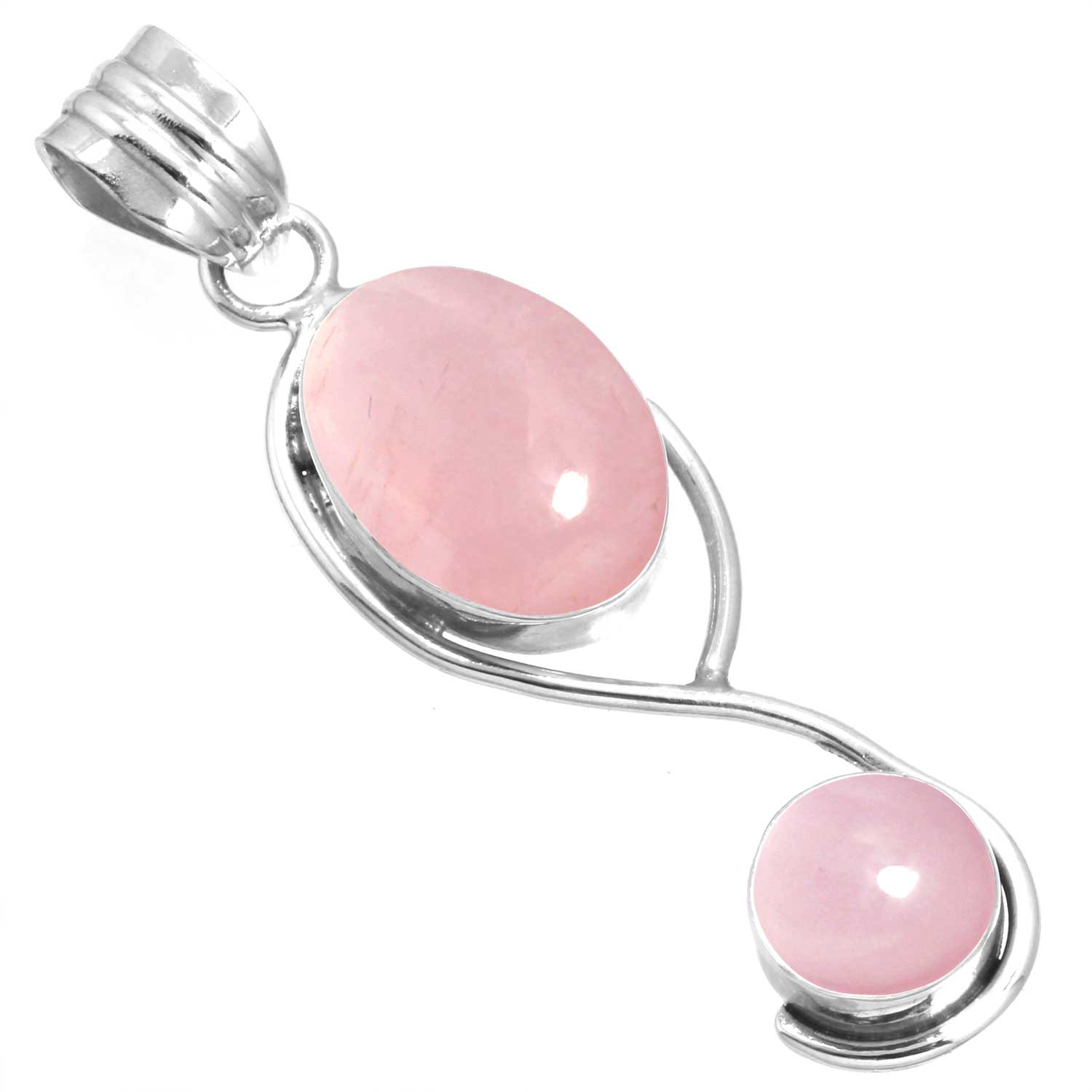 

Кулон из стерлингового серебра 925 пробы для женщин, с драгоценным камнем, ручной работы, свадебный подарок, малахит, лунный камень, розовый кварц, красный камень, дымчатый топаз, тигровый глаз, модный розовый кварц