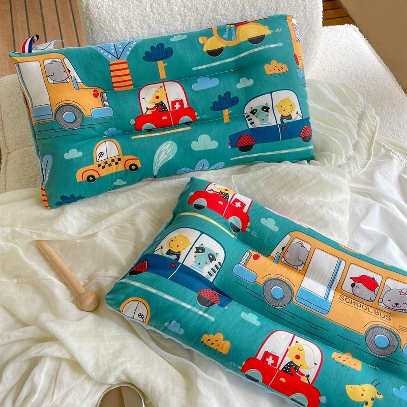 

Подушка из хлопка с рисунком из мультфильма для детей с подушкой из бархата для младенцев Высококачественная подушка для детского сада Подушка из чистого хлопка 30*50*8